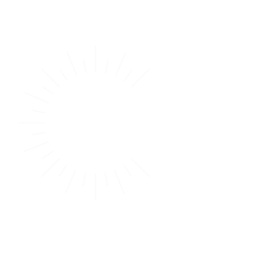 ADE logo, white with transparent background